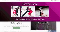 Desktop Screenshot of frozenevent.com